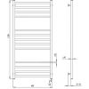 Полотенцесушитель PaladII Грация КВе103РR 1200x600