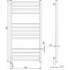Полотенцесушитель PaladII Грация КВе103РL 1200x600