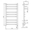 Полотенцесушитель PaladII Антей АНе200РR 900x500