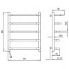 Полотенцесушитель PaladII Омега ОПе117L 600x500