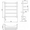Полотенцесушитель PaladII Триумф ТДе005L 600x500