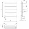 Полотенцесушитель PaladII Триумф ТДе005R 600x500