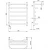 Полотенцесушитель PaladII Идеал ИДе002РL 600x500