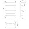 Полотенцесушитель PaladII Идеал ИДе003РL 700x500