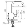 Смеситель для кухни Ferro Freya BFR42S