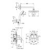 Душевая система Grohe Eurosmart Cosmopolitan 25183001