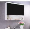 Зеркальный шкаф Fancy Marble Okinava 600 белый