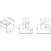 Тумба под умывальник Ravak Classic SD Classic II 800 L X000000911 береза/белый
