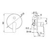 Смеситель для ванны Imprese Kucera VR-31105