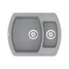 Кухонная мойка VANKOR Norton NMP 03.63 Gray stone