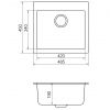 Кухонная мойка VANKOR Orman OMP 01.49 Sahara