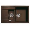 Кухонная мойка с двумя чашами Teka ASTRAL 60 B-TG 40143522 шоколад