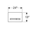 Кнопка для инсталляции Geberit Sigma50 115.788.SQ.2
