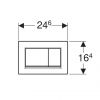 Кнопка для інсталяції Geberit Sigma30 115.883.14.1