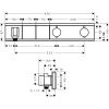 Термостат для душа Hansgrohe RainSelect 15355400