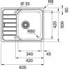 Кухонная мойка Franke Spark SKX 611-63 101.0574.330 Полированная