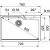 Кухонная мойка Franke Urban UBG 610-78 114.0574.961 Белый