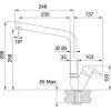 Кухонный смеситель Franke Spark 115.0523.629 Хром