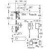 Электронный смеситель для умывальника Grohe Euroeco Cosmopolitan E 36409000