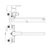 Смеситель для ванны Q-tap Astra CRM-005 New