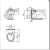 Инсталляция Roca с унитазом Roca Victoria A34H398111