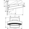 Верхний душ Hansgrohe Rainfinity 250 1jet 26226000