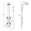 Душевая панель Q-tap QT-1102 BLA