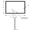 Зеркало с LED подсветкой Q-tap Mideya LED DC-F904