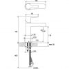 Смеситель для умывальника Ravak Puri PU 014.00 X070113