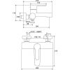 Смеситель для ванны Ravak Puri PU 022.00/150 X070115