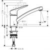 Кухонный смеситель Hansgrohe Logis M31 71837000