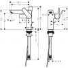 Смеситель для умывальника Hansgrohe Talis E 71754700