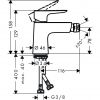 Смеситель для биде Hansgrohe Talis E 71721000