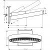 Верхний душ Hansgrohe Rainfinity 26230000