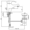 Смеситель для умывальника Bianchi Century LVBCEN2002IACRM