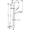 Душевой гарнитур Hansgrohe Croma Select E 26585400