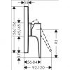 Смеситель для душа Hansgrohe Metropol 32565700