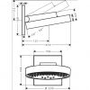 Верхний душ Hansgrohe Rainfinity 250 3jet 26232700