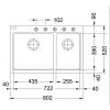 Кухонная мойка с двумя чашами Franke Fiji FIG 620-80 114.0618.382 ваниль