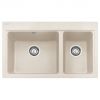 Кухонная мойка с двумя чашами Franke Fiji FIG 620-80 114.0618.382 ваниль