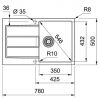 Кухонная мойка Franke S2D 611-78 143.0621.333 маскарпоне
