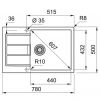 Кухонная мойка Franke S2D 611-78 XL 143.0621.339 серый