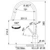 Кухонный смеситель Franke Leda Neo Pull Down 115.0590.047 нерж сталь