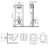 Инсталляция Q-tap Nest M425-M08CRM с унитазом Q-tap Crow QT05335170W