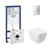 Инсталляция Grohe Rapid SL 38721001 4в1 с унитазом Q-tap Crow QT05335170W