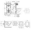 Инсталляция Grohe Rapid SL 38722001 4в1 с унитазом Q-tap Crow QT05335170W