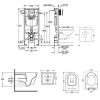 Инсталляция Grohe Rapid SL 38827000 5в1 с унитазом Q-tap Swan QT16335178W