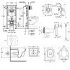 Инсталляция Grohe Rapid SL 38721001+ Grohe BauLoop 111042 с унитазом Q-tap Swan QT16335178W