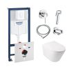 Инсталляция Grohe Rapid SL 38722001+ Grohe BauClassic 111048 с унитазом Q-tap Swan QT16335178W