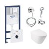 Инсталляция Grohe Rapid SL 38827000 + Grohe BauClassic 111048 с унитазом Q-tap Swan QT16335178W